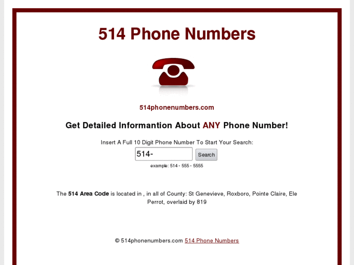 www.514phonenumbers.com