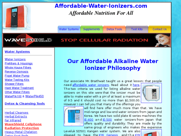 www.affordable-water-ionizers.com