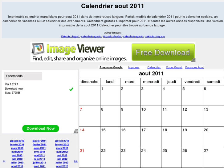 www.calendrieraout.com