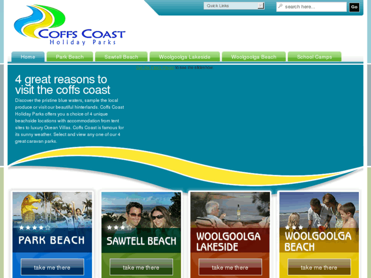 www.coffscoastholidayparks.com.au