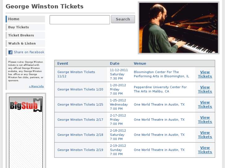 www.georgewinstontickets.com