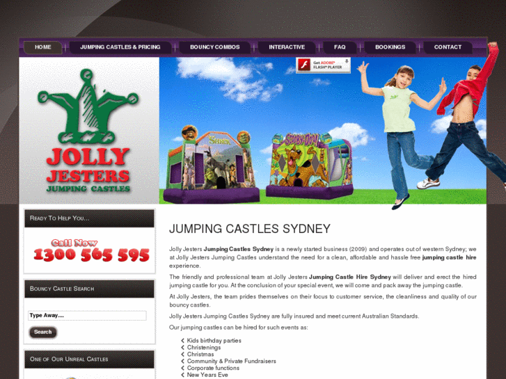www.jollyjestersjumpingcastles.com.au