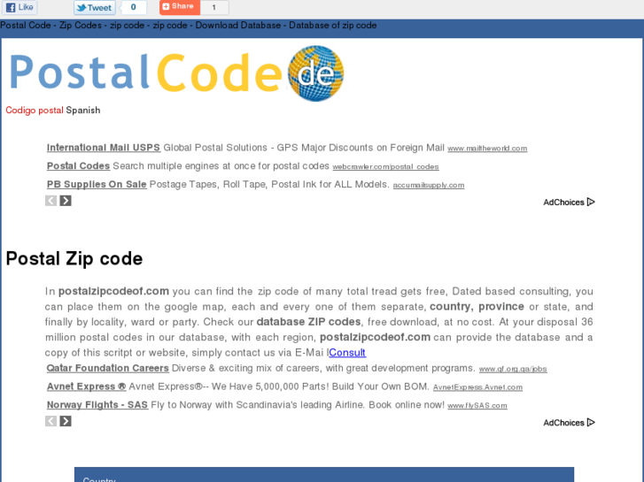 www.postalzipcodeof.com