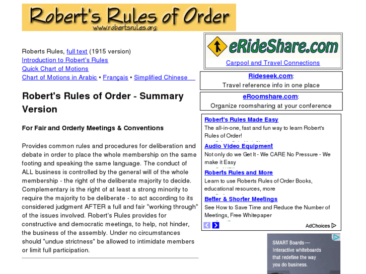 www.robertsrules.org