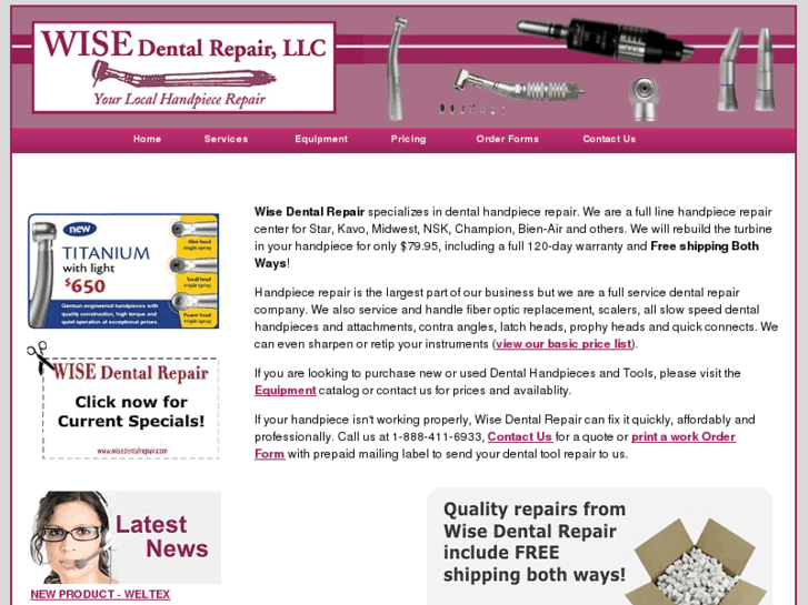 www.wisedentalrepair.com