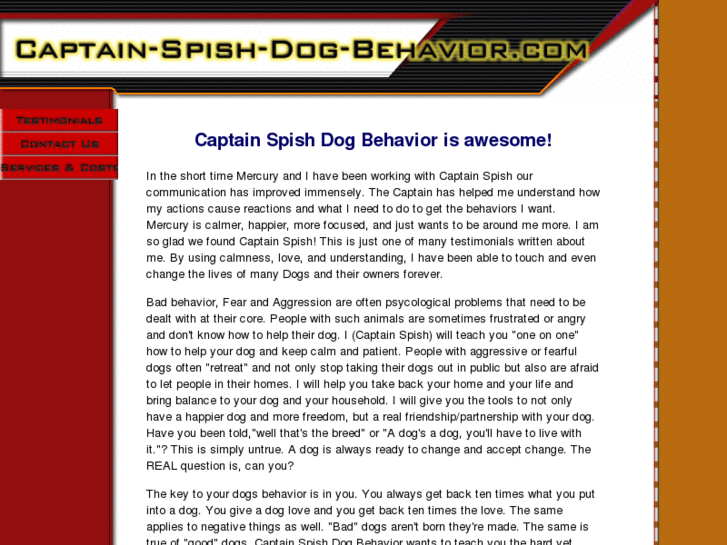 www.captain-spish-dog-behavior.com