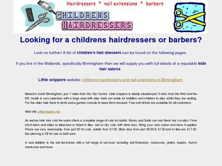 www.childrenshairdressers.co.uk