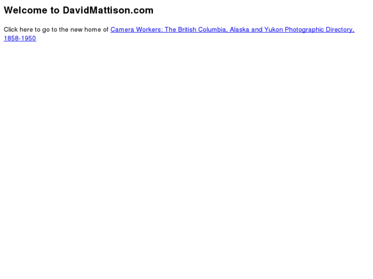 www.davidmattison.com