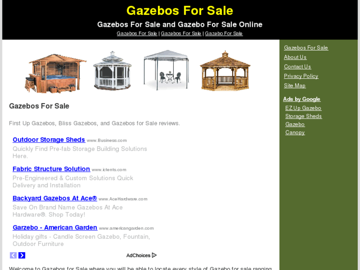 www.gazebosforsalenow.com