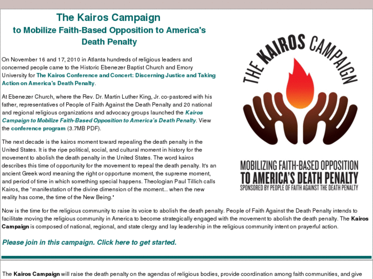 www.kairoscampaign.org