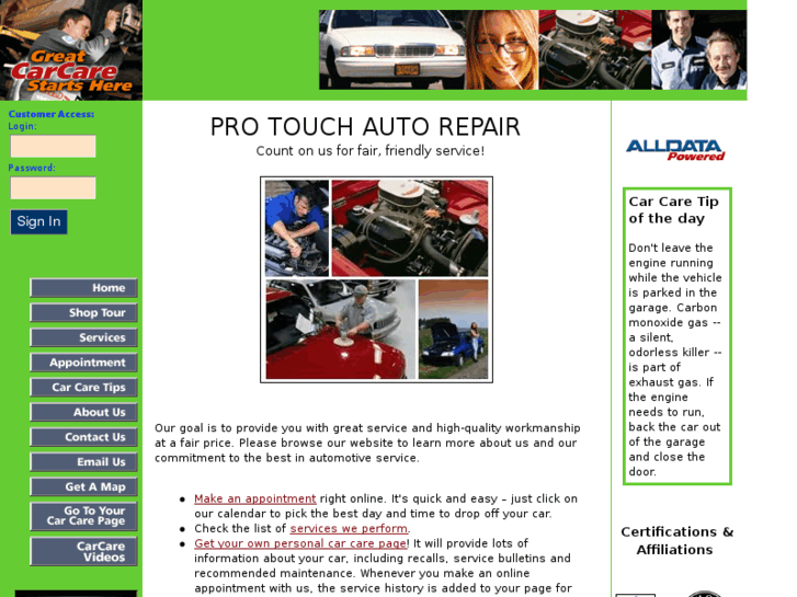 www.protouchautorepair.com