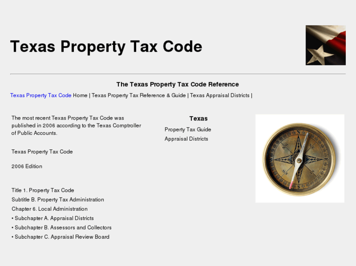 www.texaspropertytaxcode.org