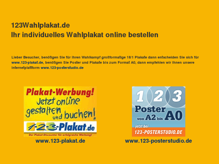 www.wahl-plakat-druck.com