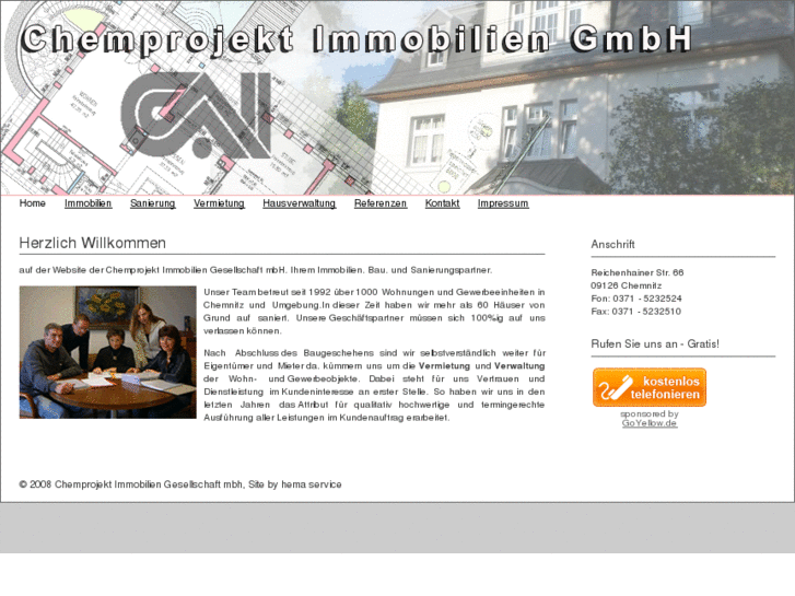 www.chemprojekt-immobilien.com