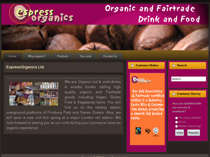 www.espressorganics.com