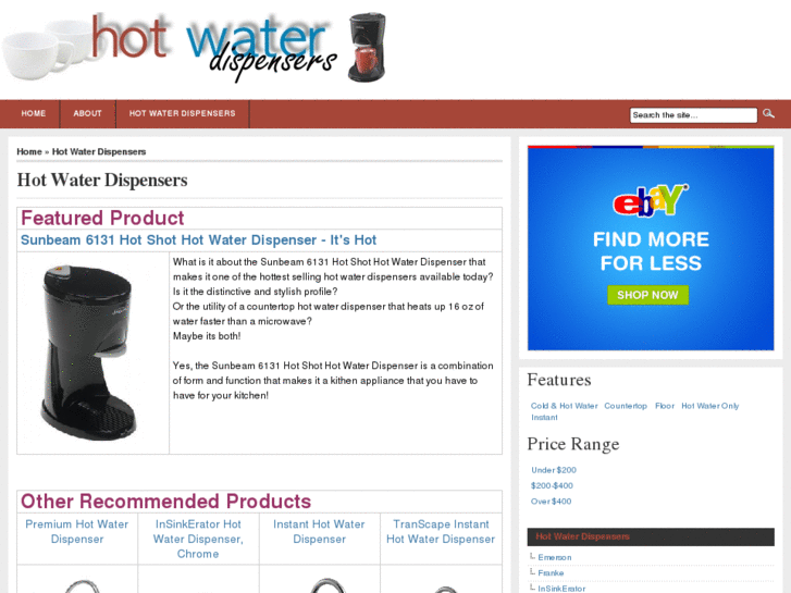 www.hotwaterdispensers.net