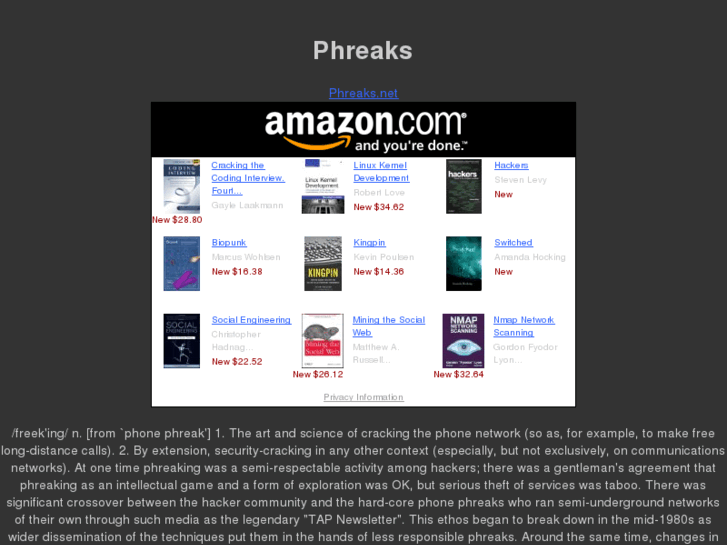 www.phreaks.net