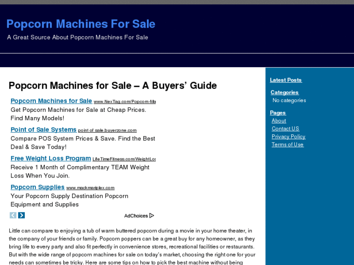www.popcornmachinesforsale.net