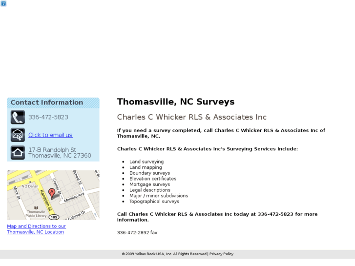 www.thomasvillelandsurveying.com