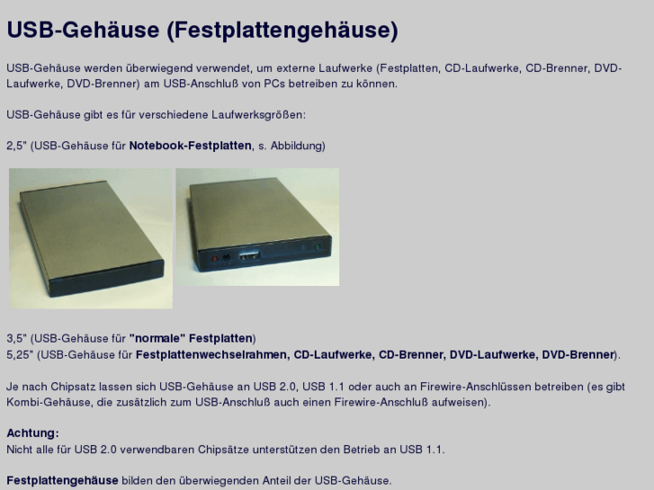 www.usb-gehaeuse.de