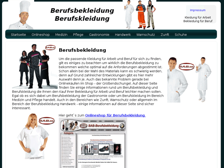 www.berufsbekleidung-berufskleidung.de