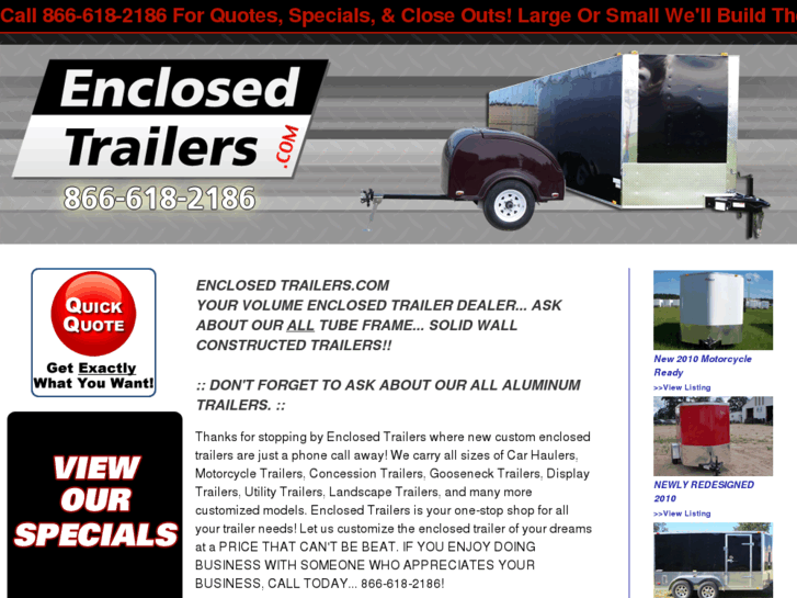 www.enclosedtrailers4less.com