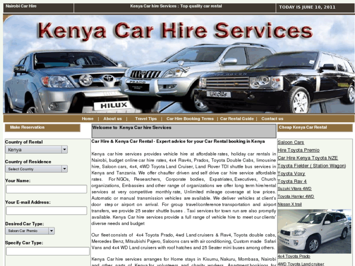 www.kenyacarhireservices.com