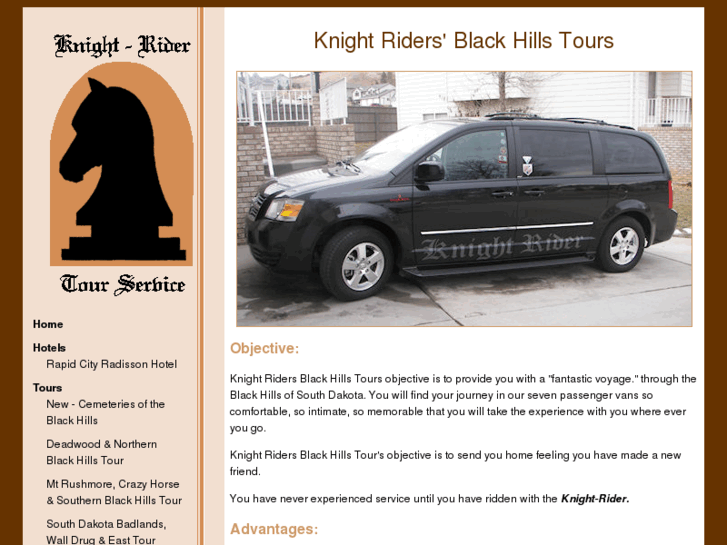 www.knightridertours.com