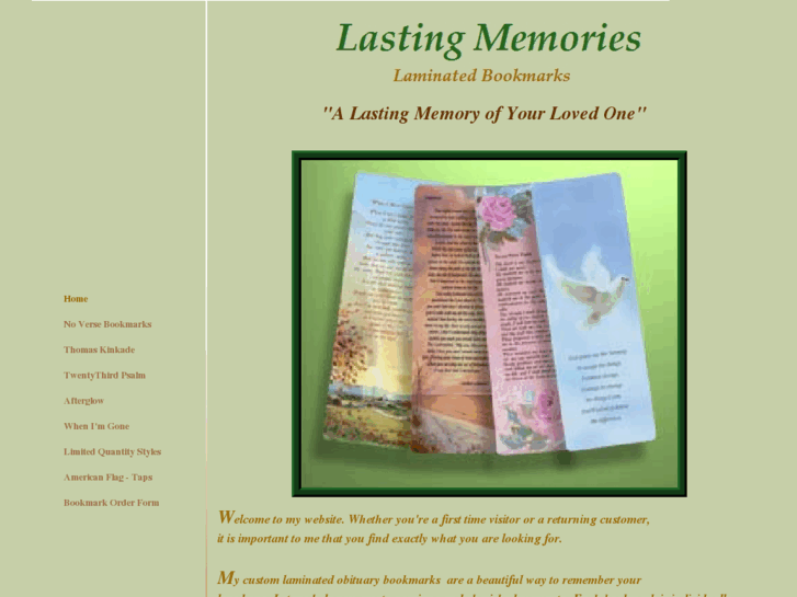 www.lastingmemoriesbookmarks.com