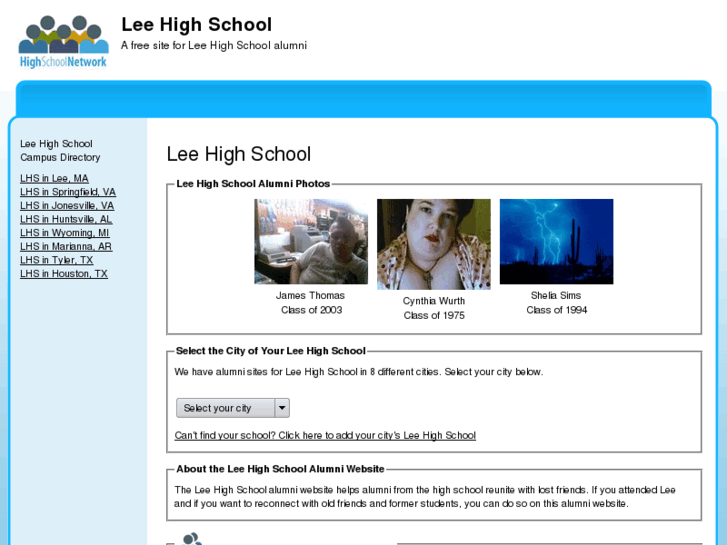 www.leehighschoolalumni.com