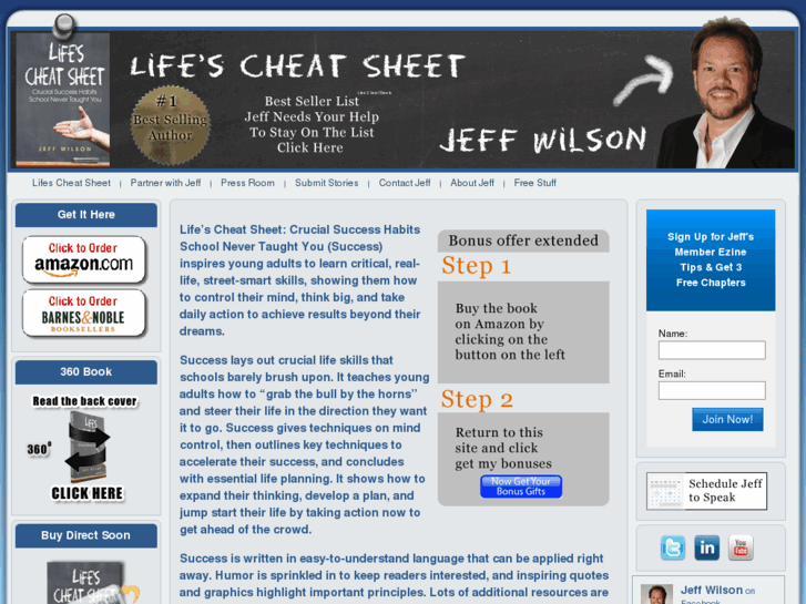 www.lifescheatsheet.org