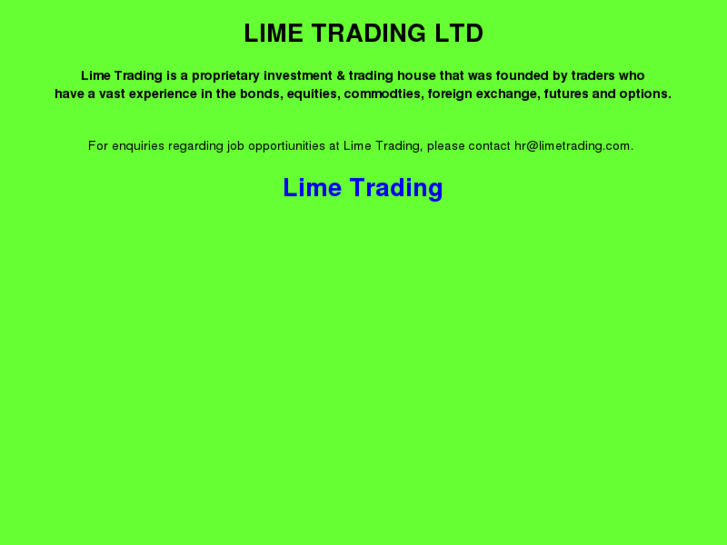 www.limetrading.com
