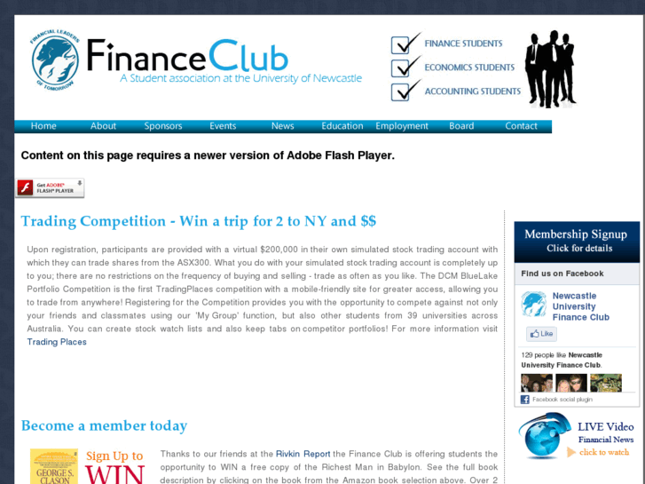 www.nufinanceclub.com