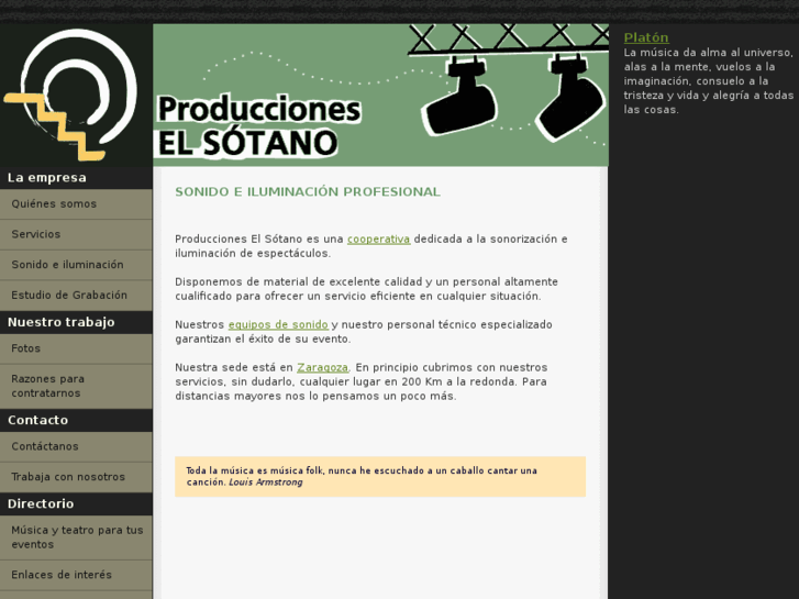 www.produccioneselsotano.com