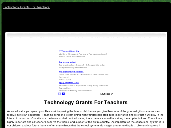 www.technologygrantsforteachers.com