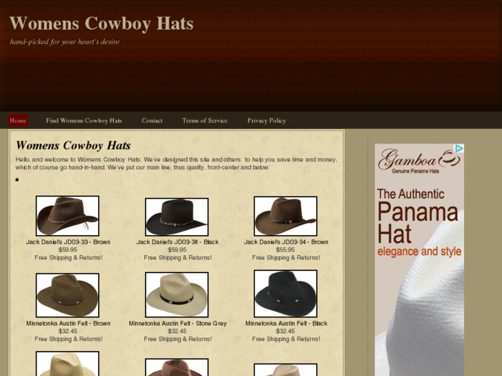 www.womenscowboyhats.info