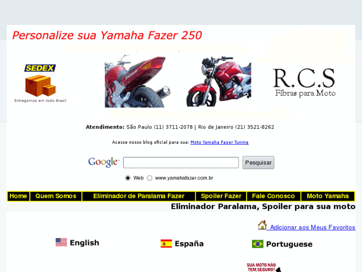 www.yamahafazer.com.br