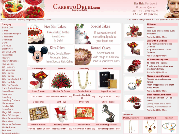www.cakestodelhi.com