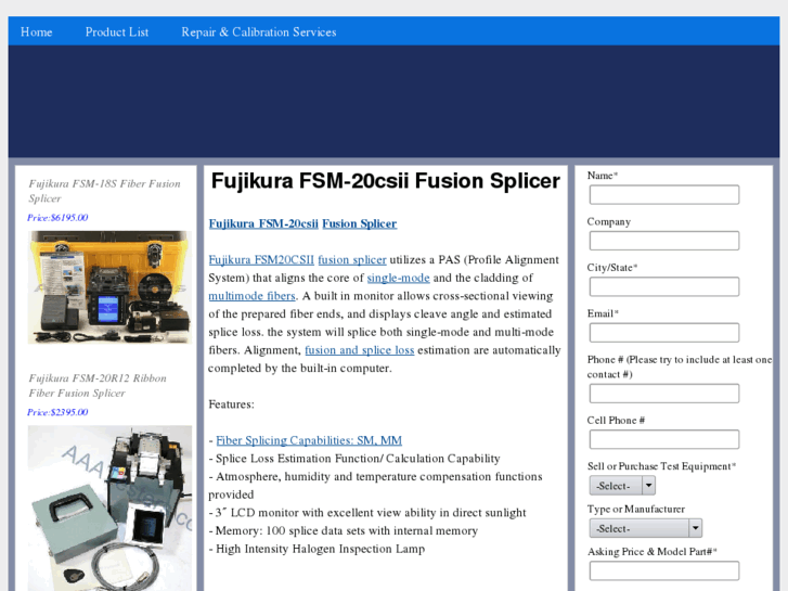 www.fsm-20csiifusionsplicer.com