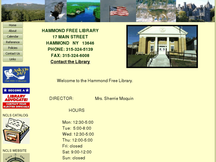 www.hammondfreelibrary.org