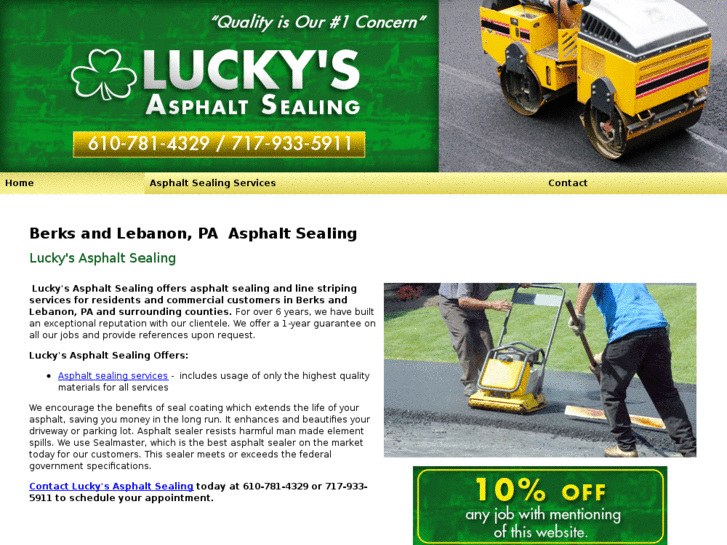 www.luckysasphaltsealing.com