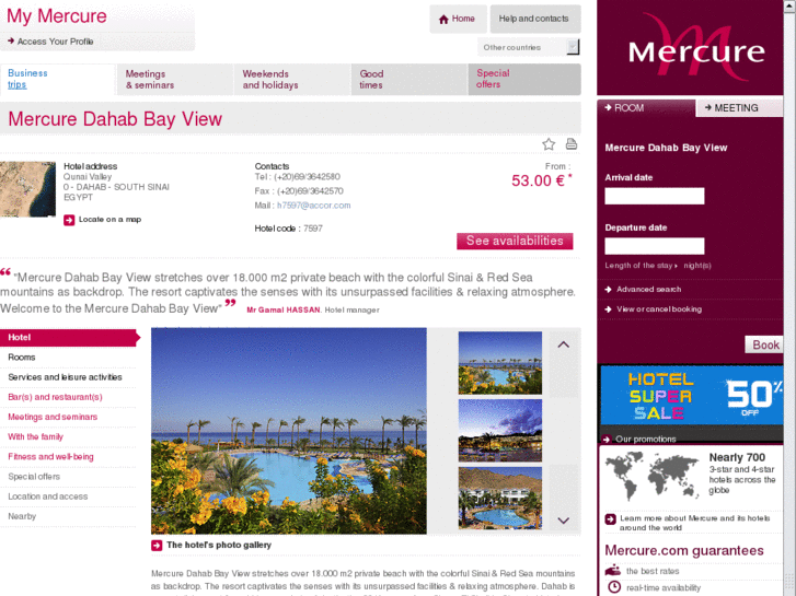 www.mercure-dahab-bay-view.com