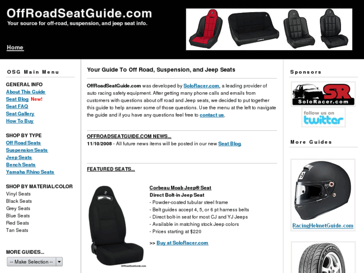 www.offroadseatguide.com