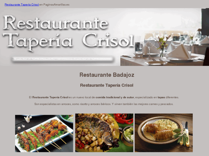 www.restaurantetaperiacrisol.com