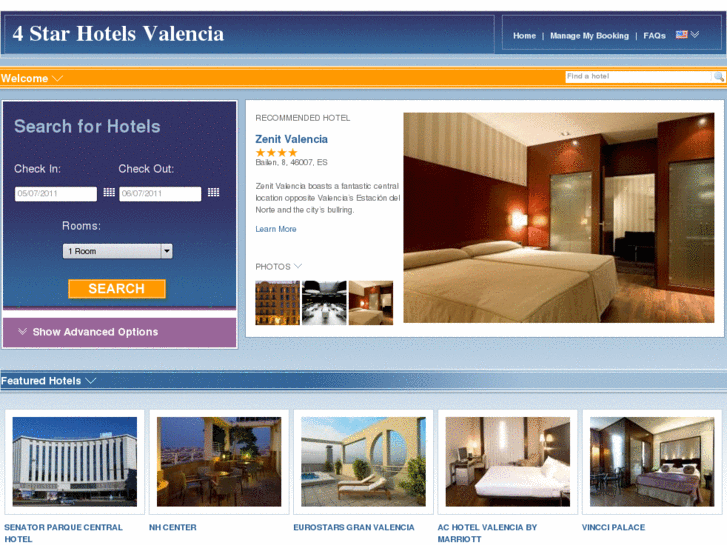 www.4starhotelsvalencia.com