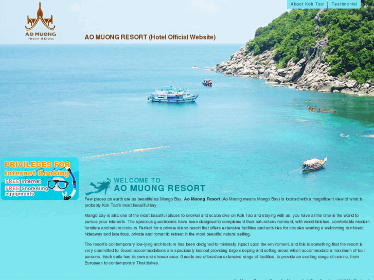 www.aomuongresortkohtao.com