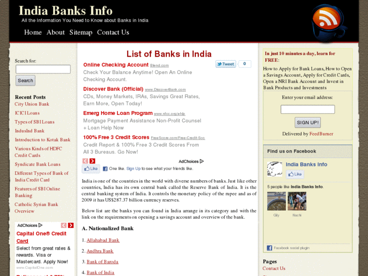 www.indiabankinfo.com