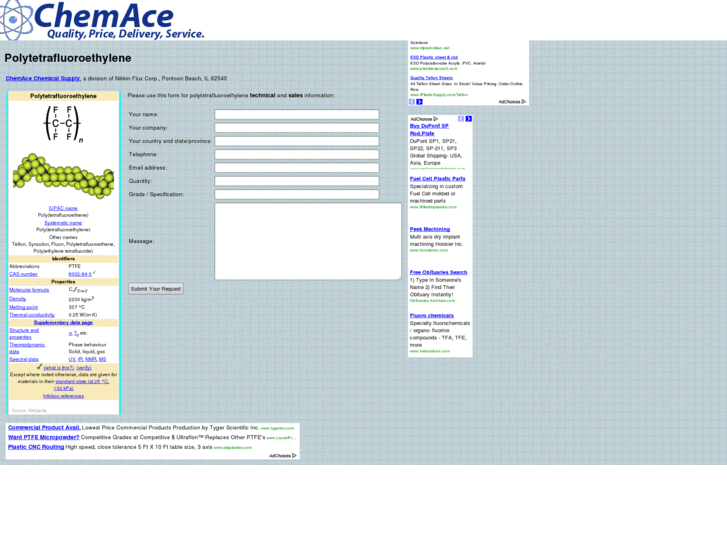www.polytetrafluoroethylene.net