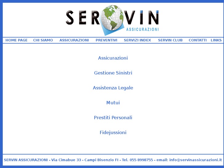 www.servinassicurazioni.it