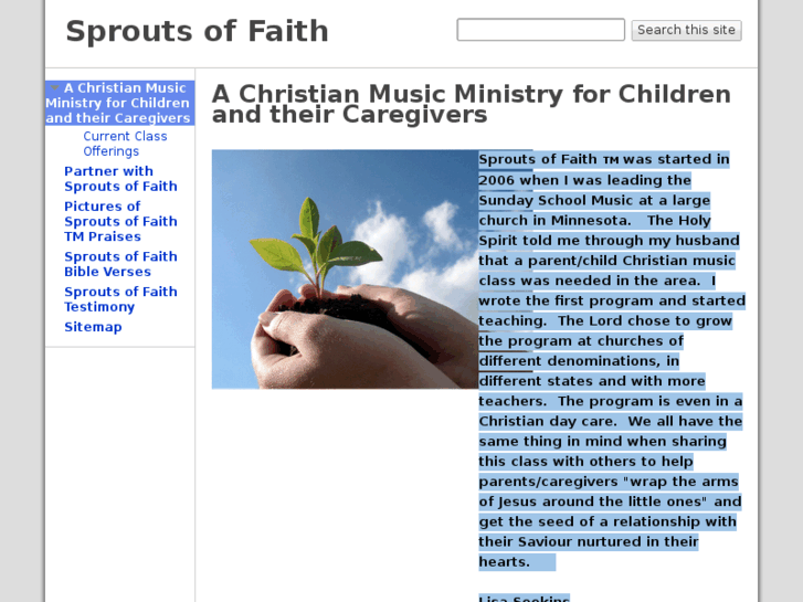 www.sproutsoffaith.com